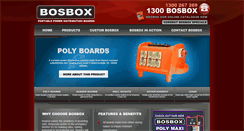 Desktop Screenshot of bosbox.com.au