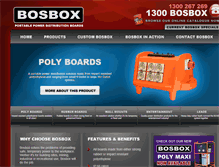 Tablet Screenshot of bosbox.com.au